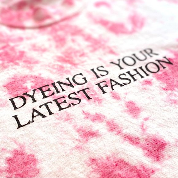 Dyeing Is Your Latest Fashion - Fuchsia Tie Dye T-Shirt - Picture 2 of 2